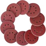 SARRAH and SONS 10PCS 5 Inch Sanding Discs, 8 Holes Hook and Loop - Grit Assorted Sandpaper, Random Orbital Sander Round Sand Paper, 125mm Sandpaper Sheets. (Grit 2000)