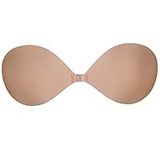 SEXYWG Adhesive Bras Invisible Sticky Bra Push Up Stick on Bra Backless Strapless Adhesive Bra Comfortable Cup Bra for Women Beige