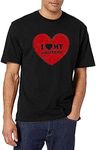 I Heart My Girlfriend T Shirt Top I Heart My Gf Men's T-Shirts Short Sleeve Crew Neck Casual Tees