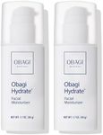 Obagi Hydrate Facial Moisturizer – Non-Comedogenic Intensely Hydrating All Day Moisturizer that Combats Dryness with Tara Seed Extract, Shea Butter & Avocado Oil – All Skin Types – 2-Pack, 1.7 oz ea