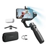 hohem iSteady Mobile Plus Kit Gimbal Stabilizer for Smartphone 3-Axis Phone Gimbal w/Fill Light,360° Infinite Rotation,YouTube TikTok Video Vlogging Stabilizer