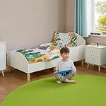 Liberty House Toys Kids White Toddler Bed, H68 x W74 x L144cm