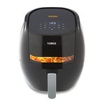 Tower T17072 Vortx Vizion Digital Air Fryer with Rapid Air Circulation, 7L, 1800W, Black