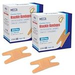 Flexible Fabric Bandages - Flex Fabric Adhesive Bandages Knuckle Bandages for Finger Care and to Protect Wounds from Infection - (200 Count)