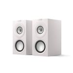 KEF Q Concerto Meta Passive Bookshelf HiFi Speakers, Satin White | Music | TV & Home Cinema | Gaming | 3-way Bass Reflex | 4" Uni-Q Driver with MAT | 6.5" LF Driver