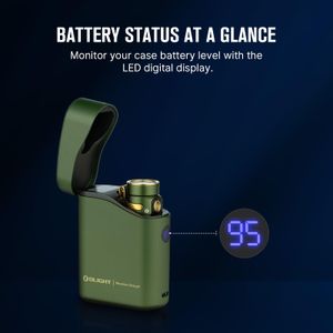 OLIGHT Baton4 Flashlight Kit – 1300 Lumens, OD Green