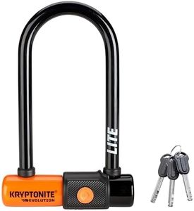 Kryptonite Evolution Lite Mini-6 Heavy Duty Bicycle U Lock Bike Lock, 2.75 x 6-Inch, x, Black