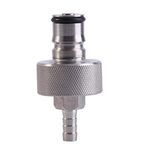 Carbonation Stainless Steel Counter Pressure Bottle Filler Homebrew Beer Tool Durable Soda Water Juice Carbonator Adapter Connectors for Plastic Bottles