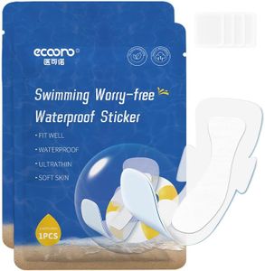 SOFFAIR Waterproof Pads for Swimming, Skin Friendly Private Area Protection, Waterproof Private Patches, Dirt Prevention for Swimming, Daily Activities, Bathing, Spa & Water Sports (2)