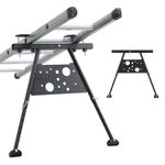 Harrms Ladder Stabiliser, Adjustable Roof & Gutter Standoff 50-75cm, Ladder Stabilizer with Tool Tray, 136 kg Capacity, Non-Slip Rubber Feet for Ultimate Safety