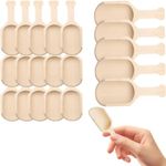 20PCS Wooden Salts Spoon, Mini Wooden Spoon, Washing Powder Spoon Set, Mini Bath Salt Spoon for Home Kitchen Tool 2.95 Inch