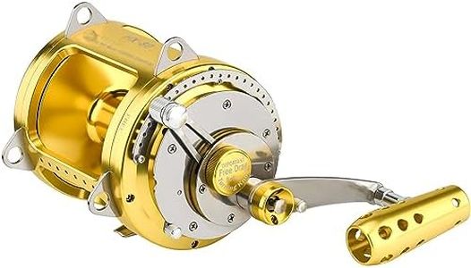 Gomexus Trolling Reel Tuna Shark Conventional Saltwater Reel 2 Speed 150lbs 80W 10 Year Test