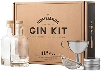 W&P Homemade Gin Kit, Make Your Own Kit, Botanical Blend and Juniper Berries, Home Kit, Kitchen Essentials, DIY