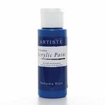 Artiste Acrylic Paint 59ml 2Oz Bahama Blue, Quick-Drying Professional Art, Craft and Hobby Artists Paint, Vibrant Colour, Water-Based Paints Cover All Surfaces with Ease, Ideal for Travel Artists