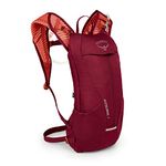 Osprey Kitsuma 7 Women's Bike Hydration Backpack with Hydraulics Reservoir, Claret Red