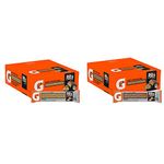 Gatorade Whey Protein Bar, Chocolate Caramel Flavour with Whey Protein Bar, Peanut Butter Chocolate (12 Bars x 80g), 960g each