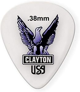 (0.38mm) - Clayton Acetal Guitar Picks Standard Shape .38mm, 12pcs