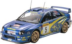 TAMIYA Subaru Vehicle 300024240 Impreza WRC 2001 Car Model Kit 1:24, Multicoloured, 183.5 mm Length