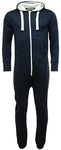 Urban Road Unisex Plain Onesie | Men & Women All-in-one Lounge-wear Navy