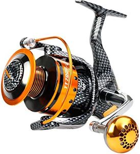 Burning Shark Fishing Reels- 12+1 BB, Light and Smooth Spinning Reels, Powerful Carbon Fiber Drag, Saltwater and Freshwater Fishing-TT6000