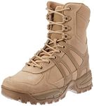 Mil-Tec Security Police Army Combat Leather Boots Generation II Men’s Tactical Khaki Size 9