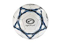 Optimum Classico All-Weather Football Ball - Stylish, Soft-Touch PVC, Even Pressure, Ideal for Training & Matches, Suitable for All Grounds - Black/Blue - Size 5 - Without Pump