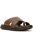 SCHOLL Men TASO TR TAN Toe Ring Slipper - 9 UK