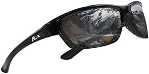 ICECUBE AVENTO Polarized Sports Sunglasses - UV400 & Anti-Slip, Lightweight for Driving, Running & Golf - Unisex (BLK/Grey)