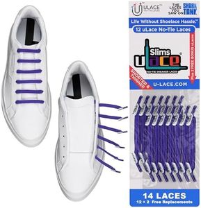 uLace Slims Double Pack - Bright Purple