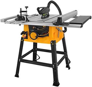 LUXTER 255mm(10 inch) Table Saw For Woodworking 1800W Portable Table Saw Machine for Aluminum Cutting Jobsite