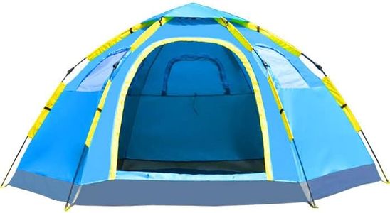 6 Person Instant POP UP Camping Tent Sets UP in Seconds Hiking Camping Fishing