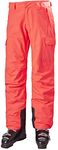 Helly-Hansen Womens Switch Cargo Insulated Waterproof Ski Pant, 247 Neon Coral, X-Large