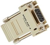 Tripp Lite DB9F - RJ45 Crossover Modular Serial Adapter Ethernet to Console (B090-A9F-X)