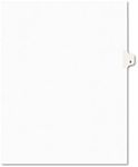 Avery Legal Exhibit Tab Dividers, Tab Title: 9, White, Letter, 25/Pack (11919)