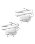 UL-Listed 13w Gu24 CFL Light Bulb JACKYLED Low Profile T3 Spiral 13W Soft White 2700K Twist and Lock Base Compact Flourescent Bulbs (2 Pack)