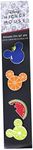 Disney Mickey Mouse Fresh Fruit 4-Piece Enamel Pin Set | Metal Badge Accessories for Backpack, Hats