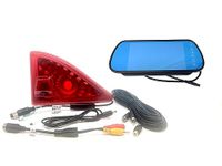 Dolphin Automotive Brake Light Reversing Camera Fits Opel Vauxhall Movano Van 2010-2021 (Camera With 7" Mirror Monitor)