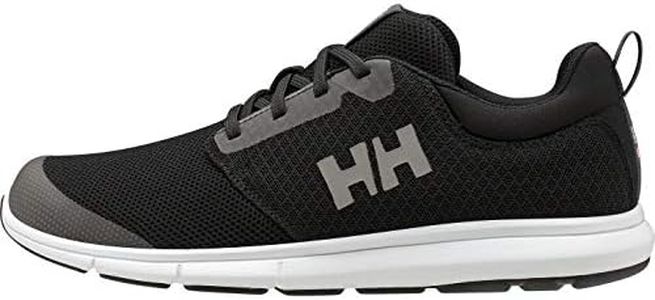 Helly Hansen Men's Feathering Trainers, Black White, 10.5 US