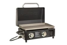 Pit Boss PB2BSPD Sportsman Tabletop Portable Gas Griddle, 2 Burner, Black