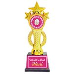 Gifts Bucket Birthday | Anniversary | Mothers Day | Worlds Best Nani Star Award Trophies | Momento Gift for Nani Birthday Special