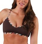 Carve Designs Women's Catalina Bathing Suit Tankini Top, Java, Medium