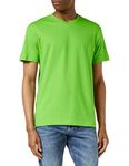 Stedman Apparel Men's Classic-T V-neck/ST2300 T-Shirt, Kiwi Green, Small