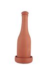 Village Decor Preseasoned Terracotta Water Bottle With Lid and Tray 800 ml