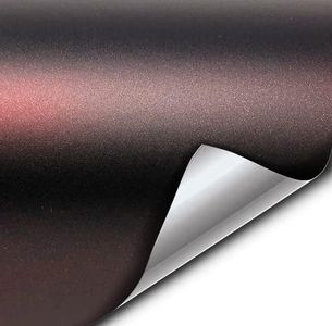 VViViD+ Matte Demon Black Premium Vinyl Wrap Film (1.5ft x 5ft)