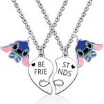 AIIGOU Stitch Necklace BFF Necklace