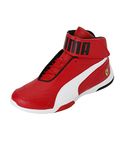 Puma Mens SF Kart Cat Mid III Rosso Corsa-White Sneaker - 6 UK (30622001)