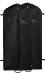 SimpleHouseware 60-Inch Premium Garment Bag Covers for Suits, Tuxedos, Dresses, Coats Storage or Travel, 2 Pack, Black