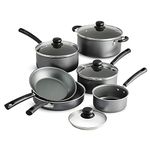 Tramontina PrimaWare 10 Pc Aluminum Nonstick Cookware Set – Steel Gray