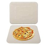 Finderomend Pizza Stone 12"x 15" Pizza Stones for Grill and Oven, Thermal Shock Resistant Rectangular Cordierite Ceramic Pizza Grilling Stone Durable and Safe Baking Stone