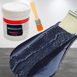 SWAMIINE Crack Seal Agent 300g with Brush Black Rubber for Waterproofing Glue for Roof Waterproof Glue for Roof Leakage Crack Seal Glue Roof Water Leakage Solution Water Proof Glue for Tile Wall